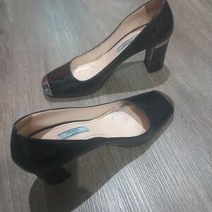 Prada Glossy Black Heels